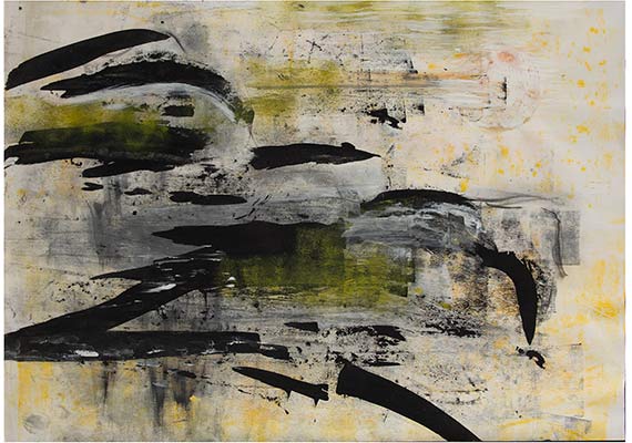 Acryl mit Tusche auf Papier, 70x50cm